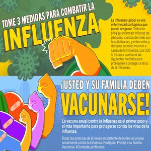 Tome 3 medidas para combatir la influenza